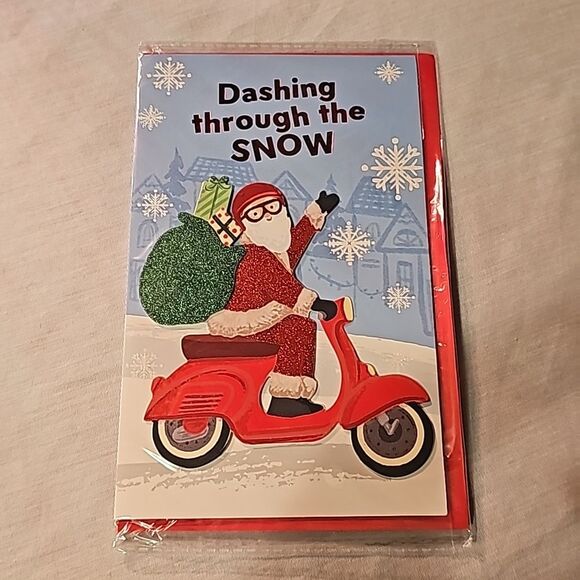 Pack of mystery 25 assorted Christmas cards with envelopes xmas holiday glitter - Picture 10 of 16